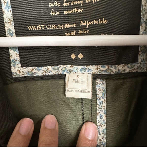 J. Crew Women's Boyfriend Fit Cotton Jacket Gold Buttons in Military Green sz SP - Picture 9 of 15